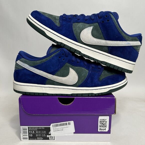 Nike SB Shoes Dunk Low “Deep Royal Vintage Green” 2024